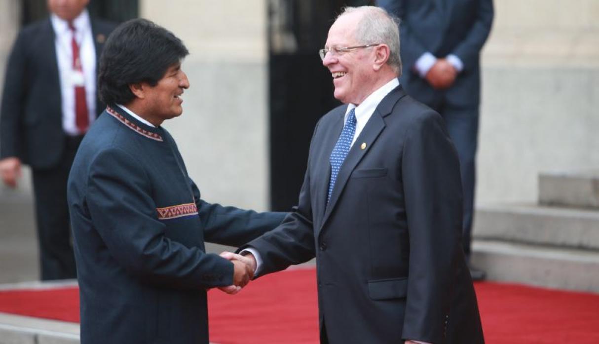 Evo Morales llegó a Lima para gabinete binacional entre Perú y Bolivia