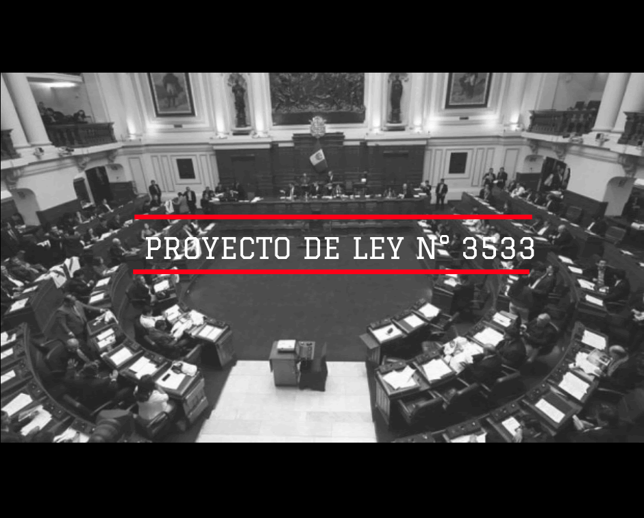 Congreso de la República aprueba Proyecto de Ley N° 3533