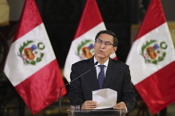 El Presidente del Perú, Martin Vizcarra, se pronunció sobre los audios presentados por Edgar Alarcón